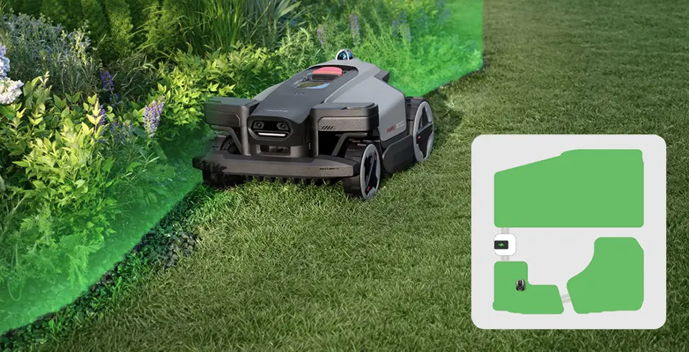 Automatické mapovanie AI a 3D LiDAR navigácia kosačky Roborock